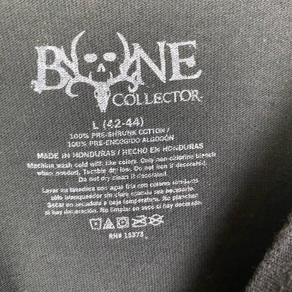 Bone Collector Men's Black Short Sleeve T-Shirt Size LARGE Crew Neck Shirt - Picture 3 of 5